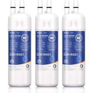 Stokk EDR1RXD1 Replacement Compatible with Everydrop Filter 1, EDR1RXD1B, Whirlpool W10295370A, P8RFWB2L, P4RFWB, P5WB2L, 46-9081, 46-9930, RW001 Refrigerator Water Filter, 3 Pack