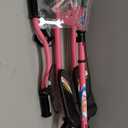 AODI Swing Scooter for Kids, 3 Wheels Foldable Wiggle Kick Scooter Push Drifting with 4 Adjustable Handlebar & 2 Rear LED Wheel for Boys and Girls Ages 3-8 (Pink)