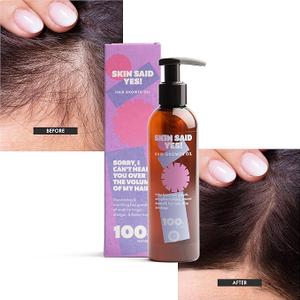Skin Said Yes Hair Growth and Moisturizing Oil Serum with Natural Oil Blend for Women and Men - Dermatologically Tested, Organic, Vegan-Friendly