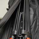 NEEWER Basic 74" Video Tripod with Fluid Head , Metal Camera Tripod with Smooth Friction Damping, Mid Level Spreader, Quick Release Plate Compatible with Manfrotto 501, Max Load 17.6lb, TP37