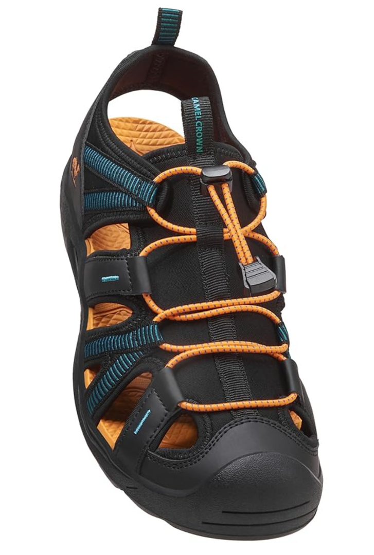 CAMEL CROWN Men's Waterproof Hiking Sandals Closed Toe Water Sandals Athletic Sport Sandals Summer Sandals Beach sandals for Outdoor 8.5
