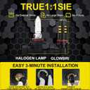 Warm White 9006 HB4 LED Fog Light Bulbs Car Running Board Light Bulbs | 360° Illuminating Fog Bulbs,6500K White Light, 600% Brightness Boost, Plug and Play,2PCS