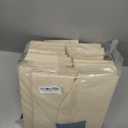 Criusia Drawer Organizer Clothes, 21 Pack Dresser Organizer for Baby Clothes, Underwear, Sock - Foldable Closet Organization and Storage Dividers Bins for Nursery, Bedroom (Beige)