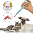 Cat Pill Shooter, Pet Pill Dispenser, Pet Syringe & Dropper wirh Replacement Nipples, Suitable for Kittens, Puppies and Wild Animals