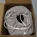 Airplane Pillow Combo with Chin Strap, Travel Pillows for Airplanes with Sleep Eye Mask, Plane Pillow for Long Flights, Car Road Trip, 360 Headrest, Stop Bobblehead, Black