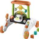 Fisher-Price 2-Sided Steady Speed Panda Walker, Interactive Baby Walking Toy with Activities and Learning Songs