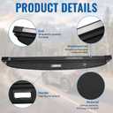 Retractable Cargo Cover for Honda Passport 2026, Rear Trunk Privacy Shade