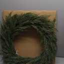 26 Inch Christmas Wreath for Front Door, Thickened Realistic Cedar Pine Christmas Wreath Outdoor Indoor, Artificial Winter Wreath for Thanksgiving & Christmas Decor, Christmas Door Decorations