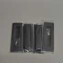 Malimali Recessed Finger Flush Pulls - 6 Inch Matte Black Stainless Steel Rectangular Door Pull Hardware (4 Pack) for Pocket, Closet Sliding and Barn Door