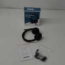 AOC Wireless Headset with Mic for Work, Bluetooth 5.4 Headphones with Noise Canceling Microphone, USB C, 30H, Clear Calls & Mic Mute for PC, Laptop, Cell Phones, Zoom - Black