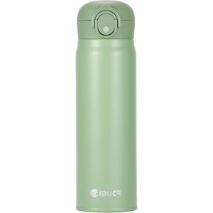 17 oz / 500 ml Insulated Water Bottle, Stainless Steel Thermo Coffee Travel Mug, Thermal Cup with Snap Flip Lid, BPA Free for Hot and Cold Drinking, Green