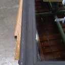 Black Wood Framed Wall Mirror 17 1/6 x 26" 