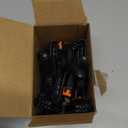 12 Pack Plastic Spring Clamps, 3.5inch Small Heavy Duty Clips for Crafts, Backdrop Stand, Woodworking, Photography Studios (Black)