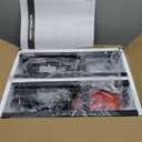 SUPERJARE 78.8 inch Narrow Console Table with Outlet, Sofa Tables, Behind Couch Table, Long Entryway Tables with Charging Station, for Living Room, Rustic Brown