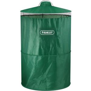 PANKAY Pop Up Privacy Tent, Portable Outdoor Camping Bathroom Toilet Tent, Collapsible Shelter for Camping & Emergency  Lightweight & Sturdy, Easy Set Up, Foldable - with Carry Bag (Green)