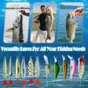 Advent Calendar 2025, 24 Days Christmas Countdown Calendar Fishing Lures Set, Christmas Gifts for Teens, Boys, Adults