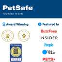 PetSafe Healthy Pet Food Station - Small, 2 lb Kibble Capacity - Gravity Pet Feeder Dry Food Dispenser - Automatic Cat Feeder or Small Dog Feeder - Removable Stainless Steel Bowl Included