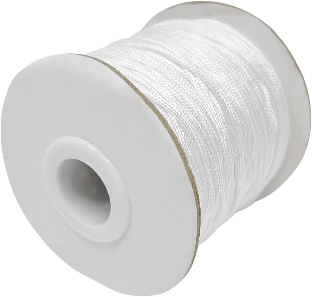 1.2 mm Blind Lift Shade White Cord, 35 lbs Strength 100 Yards
