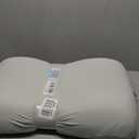 C CUSHION LAB Deep Sleep Pillow, Patented Ergonomic Contour Design for Side & Back Sleepers, Orthopedic Cervical Shape Gently Cradles Head & Provides Neck Support & Shoulder Pain Relief - Calm Grey