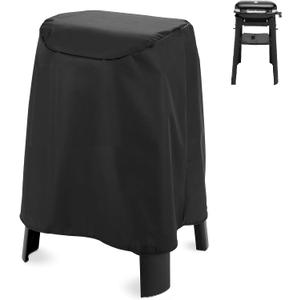 Grill Cover for Weber Lumin Electric Grill with Stand, Lumin Compact Grill with Stand, 600D Heavy Duty Waterproof UV Resistant Cover for Weber Lumin/Compact with Stand, Grill Accessory (Cover Only)