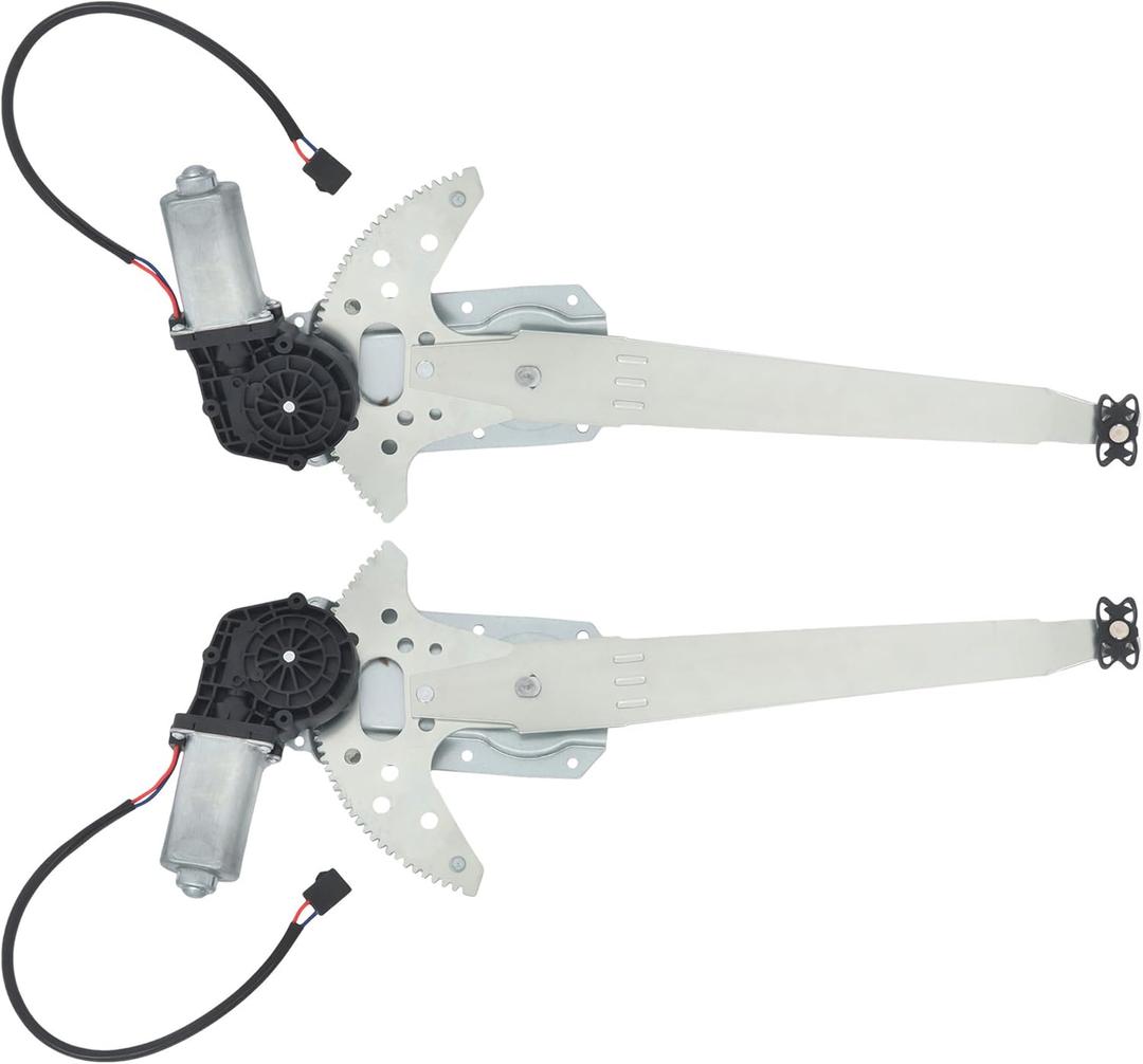 741-754 741-674 Front Left and Right Power Window Regulator with Motor Replacement for Ford Bronco 1981-1996 Replacement for Ford F350 Truck 1981-1997