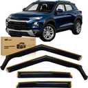 Nilight Durable in Channel Rain Guards for Chevrolet/Chevy Trailblazer 2021-2026 Window Deflectors,Anti-Rain Vent Window Visors-4pcs