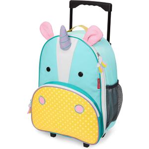 Skip Hop Kids Rolling Backpack, Zoo, Unicorn