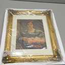 SIMON'S SHOP 11x14 Picture Frame Matted to 8x10 Photo, Vintage Gold Picture Frames 11x14 with Mat for 8x10 Artwork, Wall and Tabletop Display Poster Frames