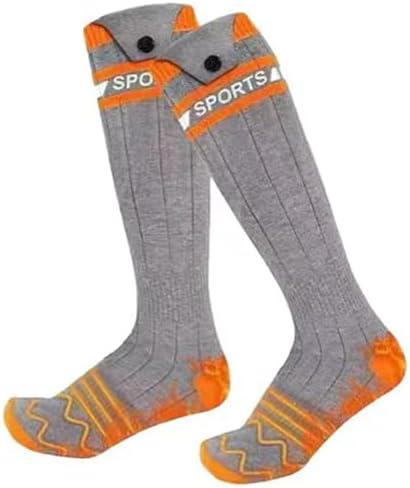 ,Thermal Electric Socks with 5000mAh Battery Powered Heated Socks for Skiing Hiking and Camping 2 Pack