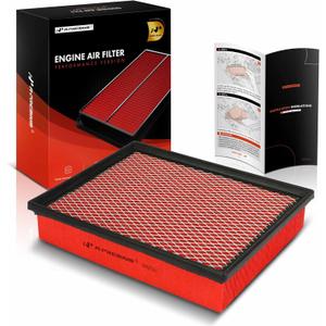 A-Premium Pre-oiled Engine Air Filter Compatible with Chevy, GMC & Cadillac Models - Silverado, Suburban, Tahoe, Cheyenne, Sierra, Yukon, Escalade, Avalanche, C3500HD