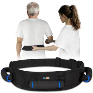 Gait Belt for Seniors, Transfer Belt with 3 Handles, Safety Gate Belt Medical for Elderly Physical Therapy Lift Belt with Quick Release Buckle Standing Aids & Support for Patient Handicap Patient Care