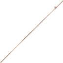 Grounding Rod 4' FT 3/8" Bonded Antenna Electrode Satellite Dish TV Aerial Electrical Wire Ground/Lighting Rod with Clamp