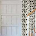 Marimekko Black Pieni Unikko Peel & Stick Wallpaper (MKS4494)