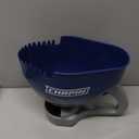 Chapin 8705A 1.6-Liter (0.3-Gallon) Ice Melt and Salt Hand Crank Spreader, Poly Toothed Edge Scoop with Thumb Control Gate and Impeller, Ideal for Small Spaces, Blue