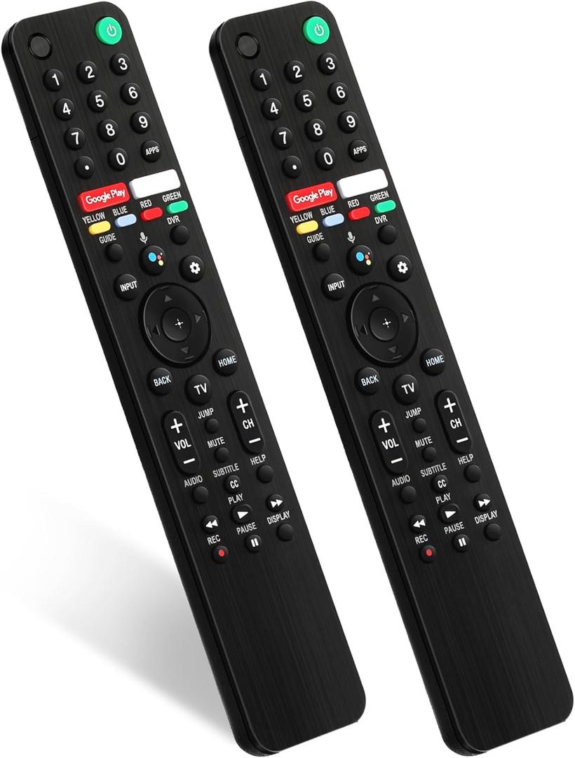 RMF-TX500U Smart TV Remote 2 Pack for All Sony TV/Sony Bravia TV Voice Remote, RMF-TX500U Replacement Remote for XBR/KD/XR Series X900H X800H X950G X850G 55A8H X750H Etc