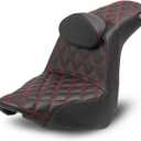 HI-LINE Gel Step-Up Seat for Harley Softail 2018-2026