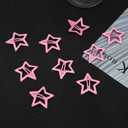 30 Pieces Pink Star Hair Clips Color Cute Metal Hair Barrettes Toddler No Slip Hair Clip Hair Accessories for Women Girls Mixed Color