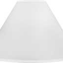 Aspen Creative 32206A Hardback Empire Spider Lamp Shade in White, 6" Top x 19" Bottom x 12" Slant Height
