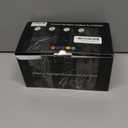 Christmas Spotlights Outdoor, 120V Plug-in Halloween Spot Light, 5000K LED Landscape Lighting with 5 Color Lenses (Red Green Blue Purple Yellow), IP67 Waterproof, 4 Pack