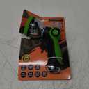 ALMA Garden Hose Nozzle Sprayer with Thumb Control On Off Valve - 10 Spray Pattern Garden Hose Sprayer Nozzle - Perfect Water Hose Nozzle for Outdoor (Green)