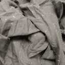 MooMee Bedding Sheet Set 100% Washed Cotton Linen Like Textured Breathable Durable Soft Comfy (Solid Black, Queen)