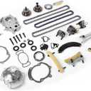Timing Chain Kit with Water Pump & Oil Pump for 2007-2017 Chevy Camaro Colorado for GMC Acadia for Cadillac CTS for Buick Enclave 3.0L 3.6L V6 Complete Engine Timing Set OE Replacement