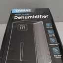 Dehumidifier, 1000 sq.ft Quiet Dehumidifiers for Home Bedroom Bathroom Basement with 95oz Water Tank, Sleep Mode, Auto Shut-Off 7 Colors LED Light, Black