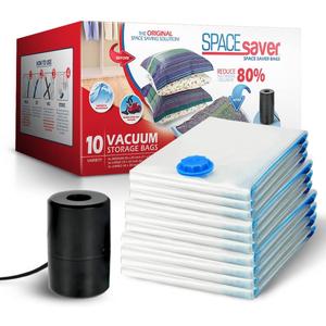 10 Pack Variety Vacuum Storage Bags for Comforters, Blankets & Clothes  Vacuum Sealed Compression Bags with Electric Pump  Space Saver Storage Bags for Bedding, Travel & Organization (4M, 3L, 3XL)