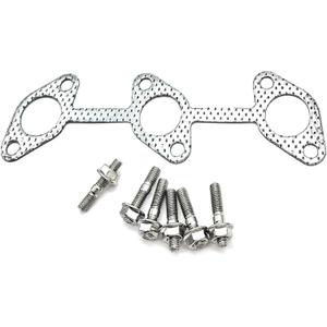 D722 Exhaust Manifold Gasket with bolts 1G318-12350 Compatible with Kubota D722 D782 Engine 1G31812350
