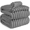 Bedsure GentleSoft Frost Gray Fleece Blanket for Couch - Cozy Soft Blankets for Women, Cute Small Throws for Girls, 90x90 Inches
Amazon's Choice