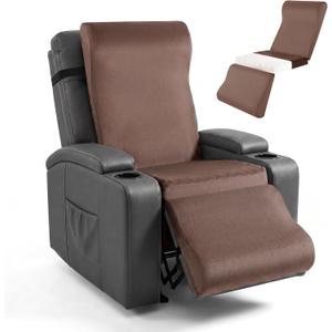 Recliner Cushion for Elderly with Headrest & Footrest Support