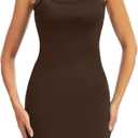 Lovasy Womens Full Slip Adjustable Straps Under Dress Lace Sexy Slips Dress Soft Cami Nightgown Lingerie, XL