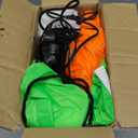 CAMULAND 6.8FT Halloween Inflatable Alien with Pumpkin Decorations Halloween Inflatable Blow Up Decor with Built-in LED Lights Outdoor Inflatable Decoration for Garden, Lawn, Yard