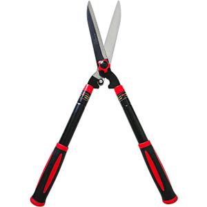 Garden Hedge Shears Heavy Duty with 22.8"-30.3" Extendable Handle, Plant Cutting Scissors -Lawn Pruners - Yard and Garden Tools